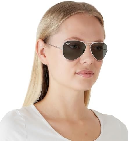 Ray-Ban RB3025 Classic Mirrored Aviator Sunglasses - Image 4