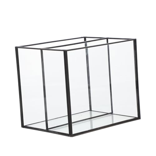 Rangement cosmétique multifonction en verre pour organiser la salle de bain