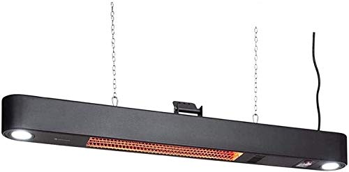 Wand Heizpilz, Mit Beleuchtung Funktion Infrarotheizung Mit Fernbedienung Außen Heizung Einfache Montage An Der Wand.