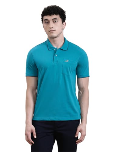 Image of CROCODILE Men Solid Polo T-Shirt | 100% Cotton | Short Sleeve | Slim Fit | Button Placket White