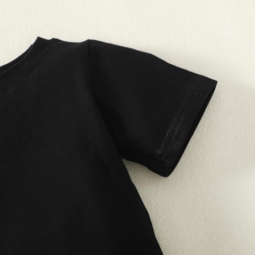 Image of Magic Park 6M-14Y Baby Short Long Sleeve Tee Tops Toddler T-Shirt Kids Solid Color Shirts Boys Girls Casual Blouse