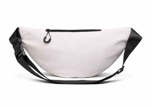 Image of WILDHORN Waist Bag for Men & Women | Crossbody Fanny Pack Sling Bag for Hiking, Travel, Camping, Outdoor Sports & Cycling | Adjustable Strap (Off-White)