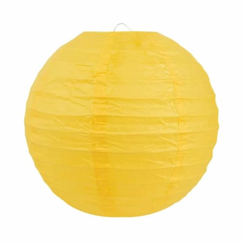 Lot de 5 lanternes rondes en papier de 10,2 cm, 15,2 cm, 20,3 cm, 25,4 cm, multicolores, chinoises, boules de papier, décoration de mariage, fête...