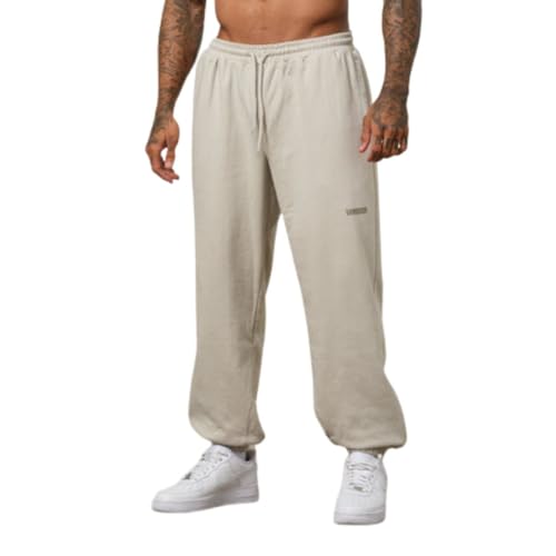 [Vanquish Fitness] @LbVtBbglX ESSENTIAL OVERSIZED SWEATPANTS I[o[TCY XEFbgpc Y WK[ g[jOpc (STONE/STCY) [sAi]