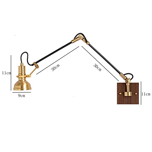 Applique Murale Industrielle AMUCK Finition Bois et Métal Durable - 3