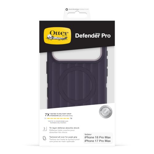 OtterBox Defender Pro MagSafe Hülle für iPhone 18 Pro Max/17 Pro Max, Lila – Ansicht 6