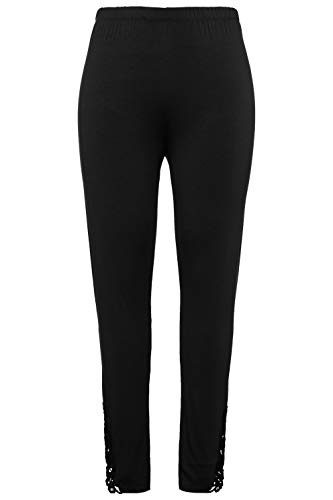 ULLA POPKEN Leggings, Spitzeneinsatz Donna