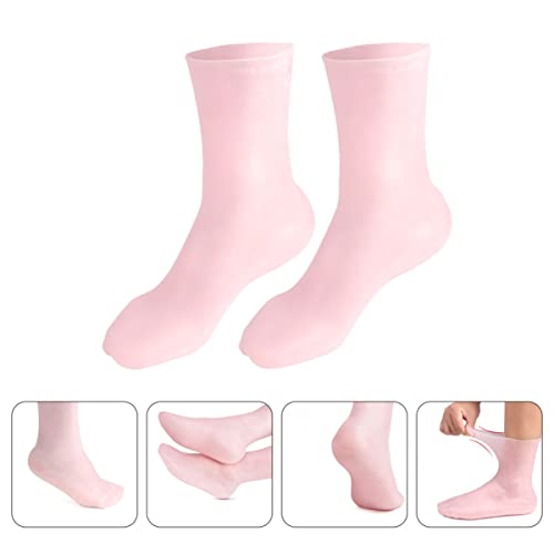 Beaupretty 3 Paare Feuchtigkeitsspendende Socken Strandsocken Fuß Für Trockene, Rissige Füße Damensocken Und Strumpfwaren Socken Für Die Frau Rissige Fußsocken Lotion Sebs Entferner Mädchen