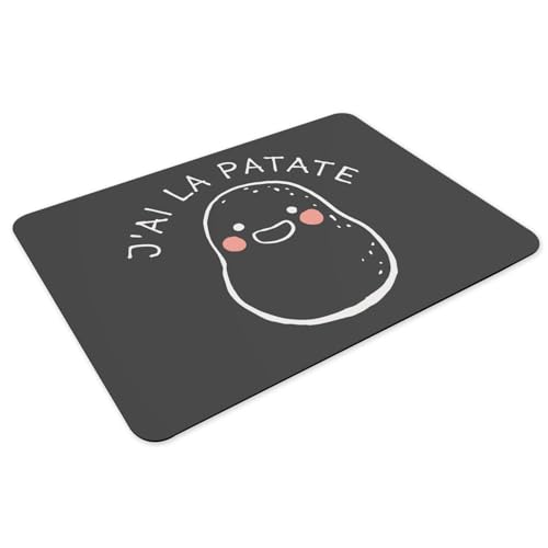Set de table caoutchouc noir antidérapant grand format lavable - 3