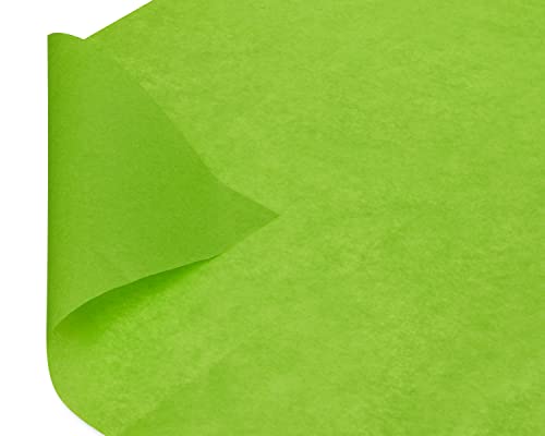 Image of Papyrus 8 Sheets 20 in. x 26 in. Lime Green Tissue Paper for Fathers Day, Graduation, Birthdays and All Occasions