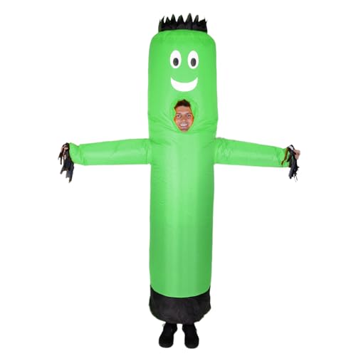 Image of LookOurWay Inflatable Tube Man Costume - Wacky Wavy Arm Guy Funny Inflatable Halloween Costume