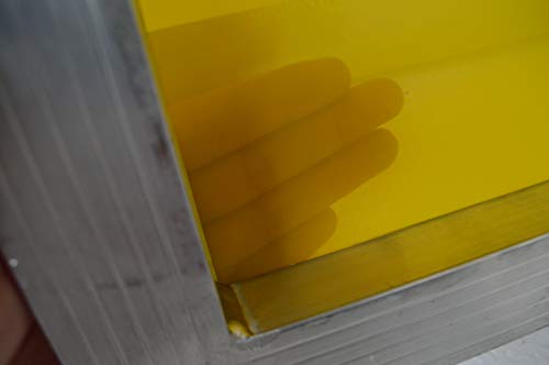 Intbuying 6Pcs 20"X24" Screen Printing Frame Mesh Pre-Stretched Aluminum Frame (230 (100T) Yellow Mesh) #TOP7