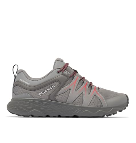 Columbia Peakfreak Roam Waterproof, Zapatos Senderismo de Talle bajo Hombre, City Grey Mountain Red, 44.5 EU