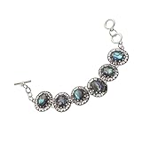 Bracelet de main pour femme - fabriqué en alliage robuste, finitions soignées et durable, bijoux en d'ormeau