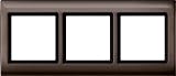 3fach Merten 400315 AQUADESIGN-Rahmen, 3fach, dunkelbrasil