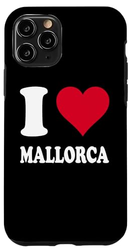 Red Heart I Love Mallorca X}zP[X iPhone 11 Pro p