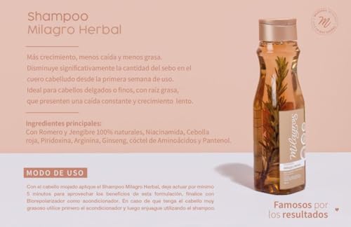 Milagro-Herbal-Kit-of-3-Shampoo-de-Romero-Biorepolarizaor-Mascarilla-de-Frutas-Milagros-Colombian-Hair-Care-Products-for-Natural-Growth-Strengthening-and-Repair-100-Natural