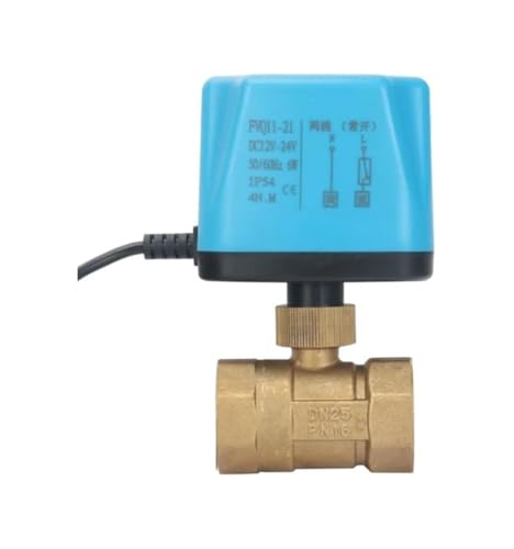 Válvula de bola de latón contra cortes de agua: control eléctrico 12V 2