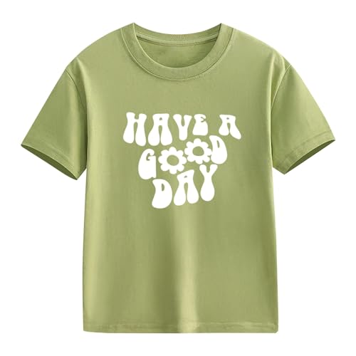 sfdgfhyf Children's Short Sleeved Spring Summer and Autumn Children's Boys and Girls 2D Personalized Printing2