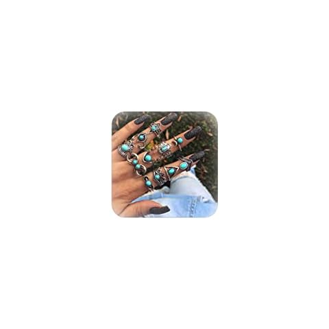 choice of all Boho Rings Stackable Rings Vintage Kunckle Rings Cute Rings Set for Women Christmas Gifts Cover
