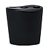 Kiera Grace Cleo Ceramic Toothbrush Holder, Matte Charcoal