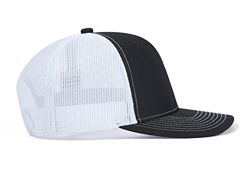 Image of Quanhaigou Trucker Hat - Mesh Snap Back - Unisex Adjustable Baseball Cap - Outdoor Hats for Men Women