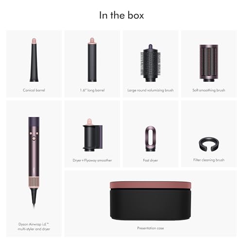 Image of Dyson Limited Edition Airwrap i.d. Multi-Styler and Dryer Straight+Wavy in Jasper Plum