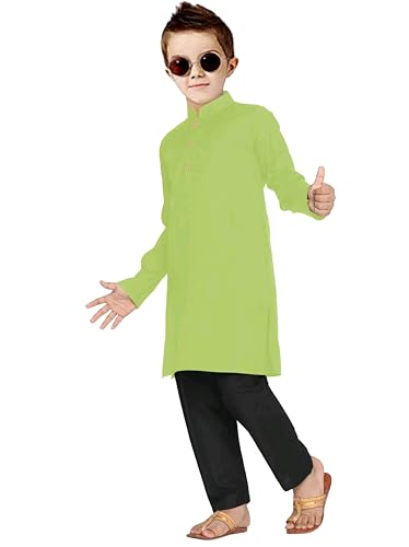 Image of Trustous Elegant Ethnic Wear Boys's Cotton Kurta Pyjama Sets