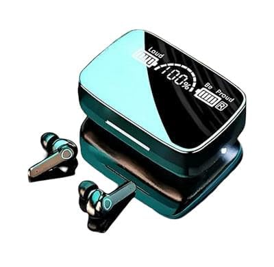 M19 Wireless Earbuds in-Ear Bluetooth Headphones 9D HiFi Sound Bluetooth 5.1 IPX7 Waterproof LED Power Display Wireless Charging Case Touch Control Stereo Sound Earphones Music Calls Black-picture-12