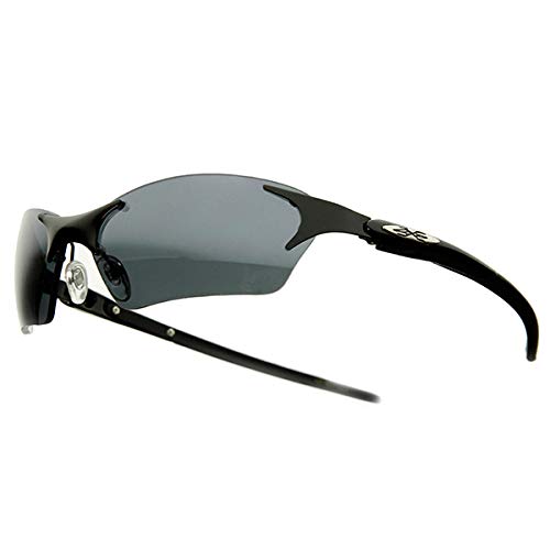 X-Loop Slim Metal Frameless Lens Sports Sunglasses (Black)2