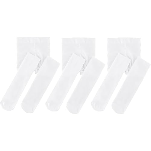 EQSJIU Girls Ballet Dance Tights Ultra Soft Dance Leggings Elastic Footed Tights for Girl Warm Stockings