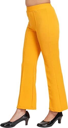 Image of YOZO Women's Regular Fit Cotton Blend Trouser