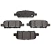 ACDelco 17D905C Professional Ceramic Rear Disc Brake Pad Set