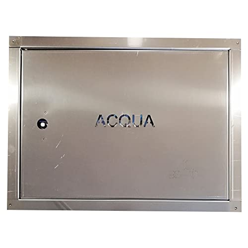 Sportello portello porta inox per contatore acqua (40x55cm)