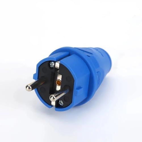 Socket de cable IP44 2P+E 16A conector impermeable para extensiones de 220V 3