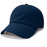 NPQQUAN Original Classic Low Profile Baseball Cap Golf Dad Hat Adjustable Cotton Hats Men Women Unconstructed Plain Cap Color Blue