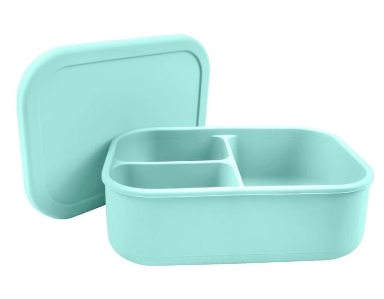Image of pencil pouch pencil case silicone pencil case (Mint-Lunch box)