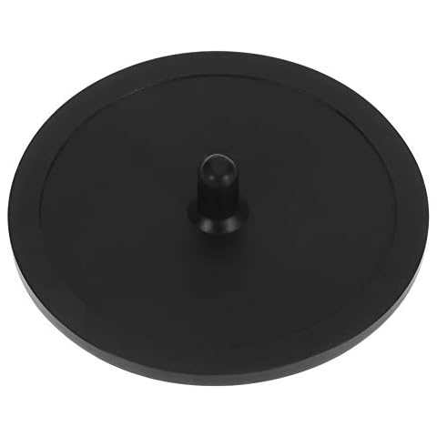 Blind Filter, Espresso Backflush Cleaning Disc, Coffee Machine Rubber Blanking Disc 50MM for Backflushing Espresso Machines (Black) Cover