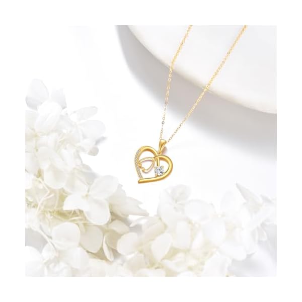 KECHO 14k Real Gold Stethoscope Necklace for Women, Fine Gold Pendant Jewelry Birthday Gifts for Nurse Doctor - Image 5