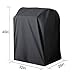 Samhe Grill Cover, 32-Inch Waterproof UV Resistant Heavy Duty Small BBQ Grill Cover for Outdoor Grill, Fit for Nexgrill Brinkmann Weber Char-Broil and More