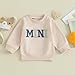 ZAXARRA Mommy and Me Matching Outfits Long Sleeve Crewneck Pullover Tops Mama Sweatshirt Mama and Mini Clothes (Blue,Baby,0-6 Months)