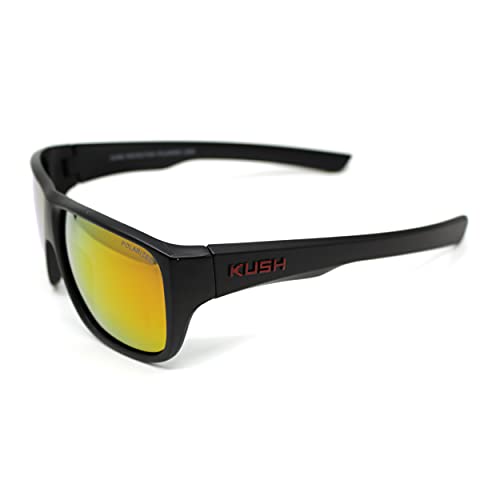 Image of SA106 Polarized Kush Mirror Lens Sport Warp Oversize Mens Sunglasses