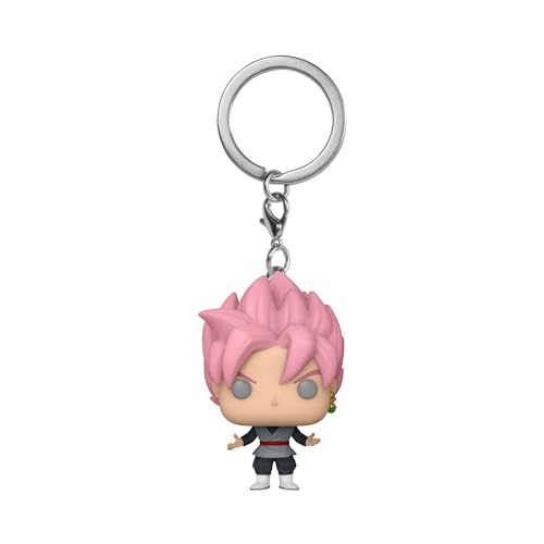 Funko Pop! Keychain: DBS - Goku - (Rose BLK) - Dragon Ball Super - Minifigura de Vinilo Coleccionable Llavero Original - Relleno de Calcetines - Idea de Regalo- Mercancia Oficial - Anime Fans