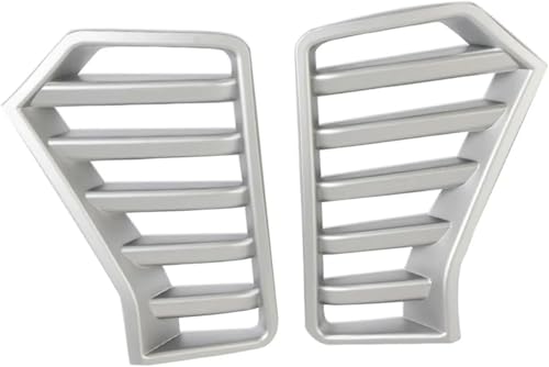 Grille de pare-chocs avant Toyota Tacoma 2024 calandre latérale style carbone argent 2 pièces