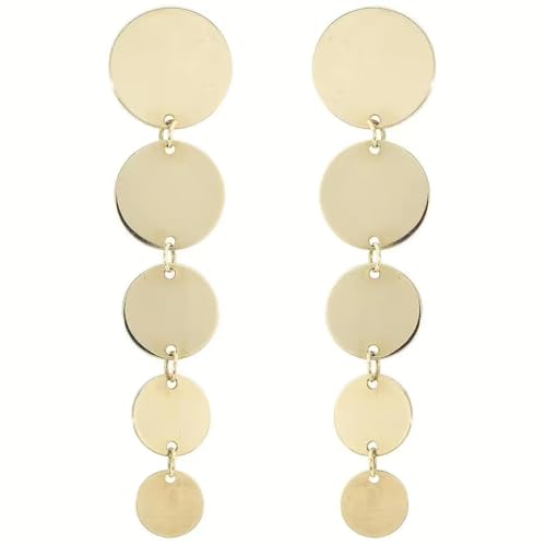 Boucles d'oreilles or jaune femme Ambrosia KAOZ pour illuminer vos soirées