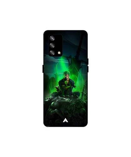 Image of Premium Anime 1 Case for Oppo F19 (Glossy Finish) Soft-Touch Metal TPU Back Cover, Shockproof, Designer, Aesthetic Mobile Phone Case