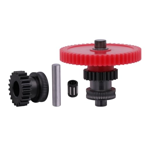 Hardened Steel Extruder Gear Kit for Neptune 4 Series, 3D Printer DLC Nano Coating Hardened Steel Extruder Dual Gear and POM Gear Kit for Elegoo Neptune 4/Pro/Plus/Max