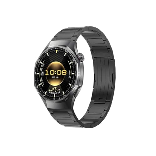 [LOKLNEYK] �ɓK������Huawei Watch GT6/5/3 Pro 46mm�p 22mm�`�^���E�H�b�`�X�g���b�v(Black,For Amazfit Balance 2)