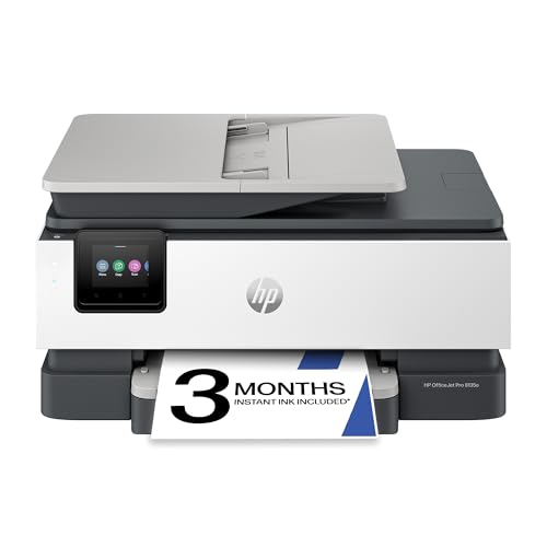 HP OfficeJet Pro 9135e Wireless All-in-One Color Inkjet Printer, Print, scan, copy, fax, ADF, Duplex printing best-for-office, 3 month Instant Ink trial included, AI-enabled (404M0A)