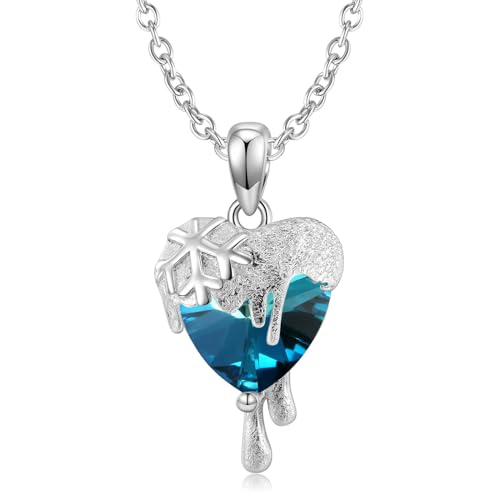 Collier argent 925 femme pendentif zircon romantique bijoux fins KELIEQA